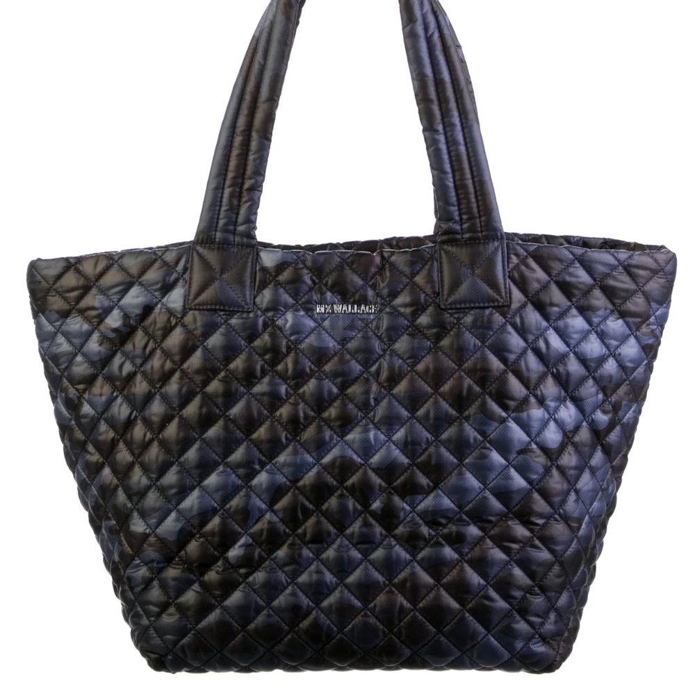 MZ WALLACE  Large Metro Tore - Navy Camo / Orange Interior